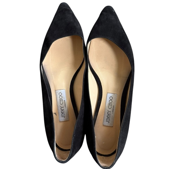 Jimmy Choo Black Flats - Picture 4 of 12